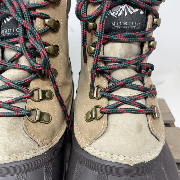 J. Crew Men's Nordic High Insulated Boots In Tan Size 12 New - Picture 6 of 11